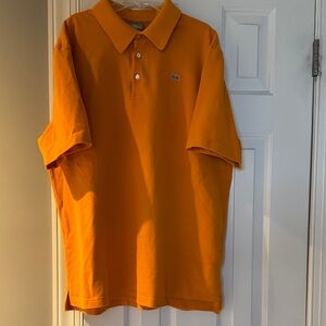 Lacoste Men's Bright Orange Polo Shirt